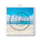 COCONUTchanのカタカムナウタヒ第5首渦巻きデザイン Acrylic Key Chain