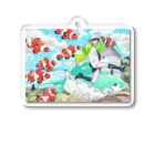 RYUTA・T／イラストレーターのオリーブ⭐︎ガール Acrylic Key Chain