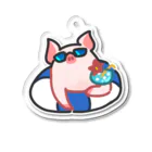 BUTA-CHANsのぶたちゃんず　バカンス Acrylic Key Chain