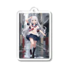 KAZAHANAの雨上がりの少女 Acrylic Key Chain