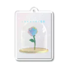 HI-KUN ART MUSEUM　　　　　　　　(ひーくんの美術館)のしあわせを呼ぶ薔薇 Acrylic Key Chain