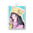 MIORI STOREの猫耳ちゃん Acrylic Key Chain