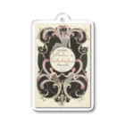 rosalinaのジョルジュ・バルビエ『ファルバラ・エ・ファンフルリュシュ』より1923年の表紙 Acrylic Key Chain