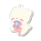 うさのこのしろくまちゃん Acrylic Key Chain