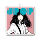 Posagodardy  ポサゴダルディのJPOP GIRL Acrylic Key Chain