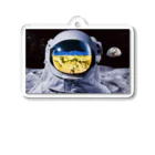 Charity Ukraine Shopの宇宙のウクライナ Acrylic Key Chain