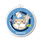 猫渕さん【公式】の魚の取り合い Acrylic Key Chain