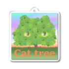 Charamaru MarketのＣＡＴ　ＴＲＥＥ Acrylic Key Chain