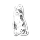 とうきちの三毛猫 Acrylic Key Chain