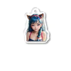 gensan2004の子猫少女 Acrylic Key Chain