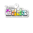 TeamOdds‐チームオッズ‐のTeamOdds ホワイトロゴマーク アクリルキーホルダー
