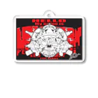 FIVE-BEANSのスカルスピーカー Acrylic Key Chain