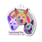 雑種犬を崇めよのかわいすぎDog Acrylic Key Chain