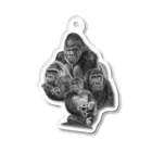 GorillaLife_SHOP Japanのゴリラ家族のアクリルキーホルダー・ゴリラライフ Acrylic Key Chain