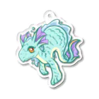 しらのぎつねの人魚ちゃん Acrylic Key Chain