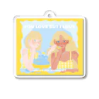 ガトーのイエローちゃん Acrylic Key Chain