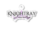 宮川出前館にっぽん支店のKnightray ミニロゴ BLACK アクリルキーホルダー