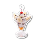 YOLKのチョコレートパフェ（シンプル） Acrylic Key Chain