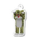 なななまんのスタンディング猫（ストロー、背景透過） Acrylic Key Chain