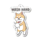 みずしな孝之の店 しなやのHAND WASH アクリルキーホルダー