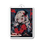 狐の不思議な道具屋のドット・ばんぱいあ Acrylic Key Chain