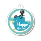 あぺとぺのHappy blue bird(雑貨) アクリルキーホルダー