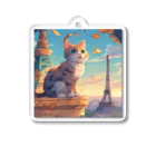 Cute-Animalsの【パリ旅行】ねこくん Acrylic Key Chain