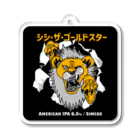 bc_goodsのBREW CLASSIC（ブルークラシック）｜シシザゴールドスター Acrylic Key Chain