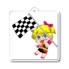 CODE:zeroのFIRE GIRLS Acrylic Key Chain