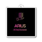 Arius-AIartのAriusAI-公式キーホルダー Acrylic Key Chain