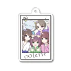 ∞lette OFFICIAL STOREの∞lette3期　チェキ風 Acrylic Key Chain