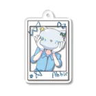 ∞lette OFFICIAL STOREのAbbie　チェキ風 Acrylic Key Chain