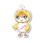 Cute BirdsのCuteちゃん　キーフォルダー Acrylic Key Chain