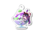 悪魔たぬきの黒娘の販売店！のかき氷黒娘ちゃん！ Acrylic Key Chain