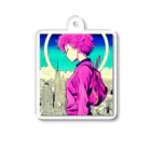 bowieの「２５時間目」 Acrylic Key Chain