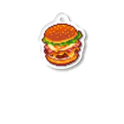 どっと屋のBACON EGG CHEESE BURGER Acrylic Key Chain