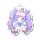 mizuameの青系ねこみみ Acrylic Key Chain