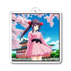 桐生リビングサービスの桜〈さくら〉 Acrylic Key Chain