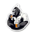 GORILLAGOLFのゴリラビール Acrylic Key Chain