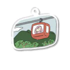 ふとんで寝てる人　おんらいんしょっぷのふとんで寝てる人　ロープウェイ Acrylic Key Chain