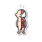 tORInoEのジンタイモケーくん Acrylic Key Chain