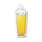 REDMOON_SAPPOROのBEER NEKO Acrylic Key Chain