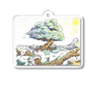 ろくむしの世界樹の木 Acrylic Key Chain