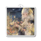 callominnの夜空に輝く一人の少女 Acrylic Key Chain