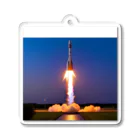 swanの夕焼けのロケット Acrylic Key Chain