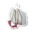 兎屋の綺麗な脚のあの子 Acrylic Key Chain