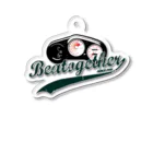 らっくりデザイン公謀のBeatogether　フォレストグリーン Acrylic Key Chain