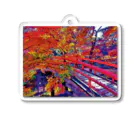 GALLERY misutawoの伊香保 河鹿橋の紅葉 Acrylic Key Chain