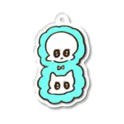 やまもとりえの8月ちゃん Acrylic Key Chain