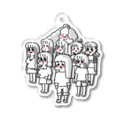 やまもとりえのうちらはマブダチ Acrylic Key Chain